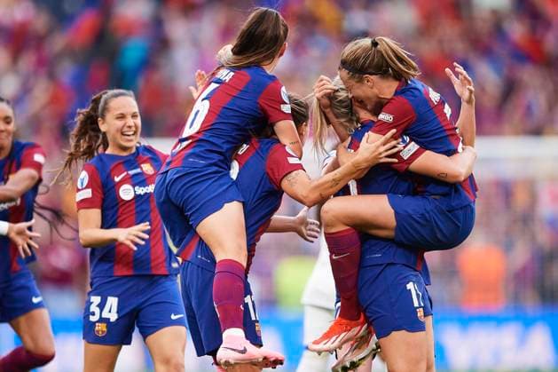 UEFA Women s Champions League Final FC Barcelona, Barca vs Olympique Lyon at San Mames stadium in Bilbao. 25 May 2024 900 Cordon Press  900 CordonxPress LOF - UEFA Womens Champions League Final FC Barcelona vs Olympiq