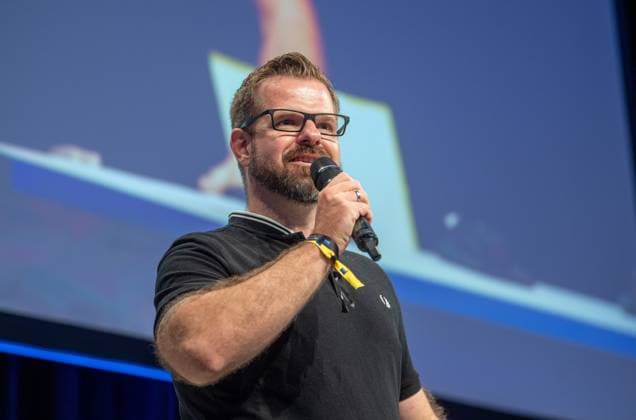 Fussball, Herren, Saison 2023 24, Hertha BSC, Ordentliche Mitgliederversammlung im City Cube Berlin, Interimspräsident Fabian Drescher (Hertha BSC), 26.05. 2024,