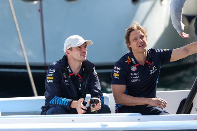 Max Verstappen (Red Bull) kommt am Hafen an, Rennen, Grosser Preis von Monaco, Motorsport, Herren, Formel 1, 26.05.2024 Monte Carlo Monaco MCO