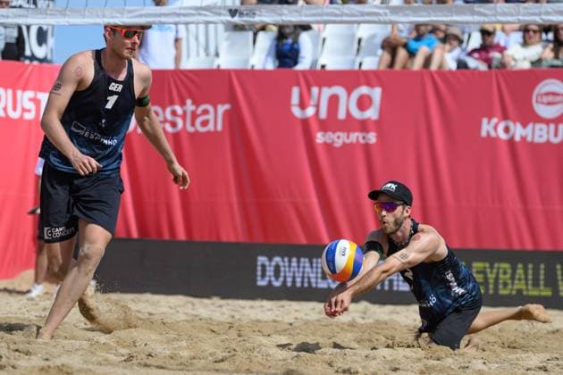 Beach Pro Tour - Elite 16 Espinho, Portugal, 26.05.2024 Clemens Wickler (GER); Beach Pro Tour - Elite 16 Espinho, Espinho am 26.05.2024 Copyright: xBEAUTIFULxSPORTS PeterxWeberx