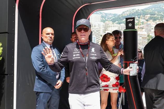 Modedesigner Tommy Hilfiger im Fahrerlager, Rennen, Grosser Preis von Monaco, Motorsport, Herren, Formel 1, 26.05.2024 Monte Carlo Monaco MCO