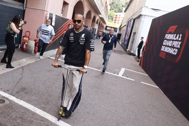 F1 Grand Prix Of Monaco 2024 Lewis Hamilton of Mercedes ahead of the Formula 1 Grand Prix of Monaco at Circuit de Monaco in Monaco on May 26, 2023. Monaco Monaco  Copyright: xJakubxPorzyckix originalFilename:porzycki-f1grandp240526_npqeH.jpg