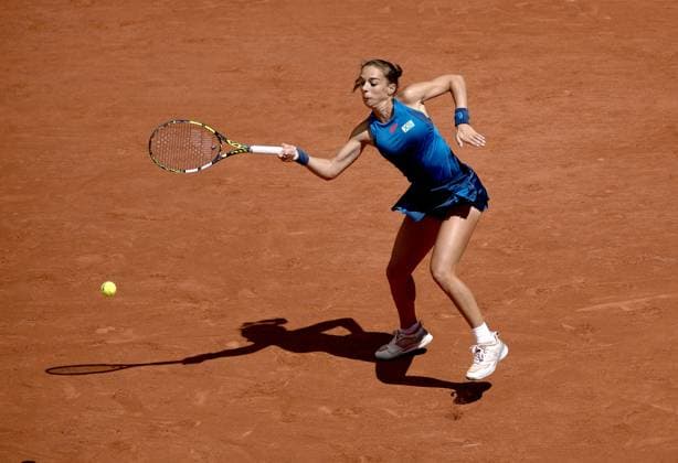 Lucia Bronzetti of Italy in action French Open Tennis, Day 1, Tennis, Roland Garros, Paris, France - 26 May 2024  Copyright: xEllaxLing Shutterstockx 14496648n