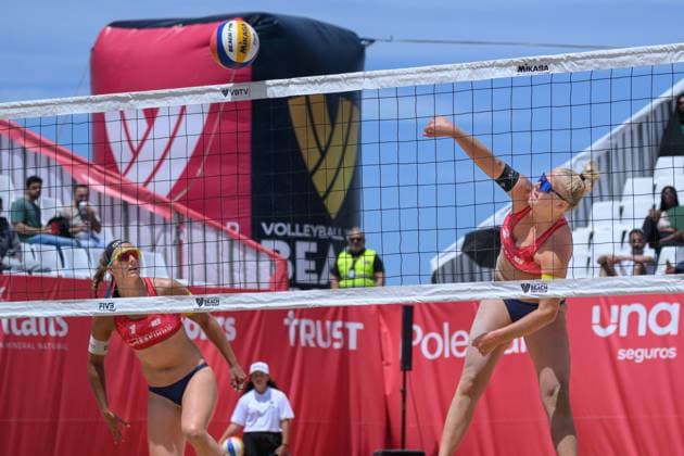 Beach Pro Tour - Elite 16 Espinho, Portugal, 26.05.2024 Raisa Schoon (NED); Beach Pro Tour - Elite 16 Espinho, Espinho am 26.05.2024 Copyright: xBEAUTIFULxSPORTS PeterxWeberx