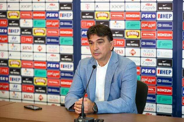 Euro 2024, Nationalteam Kroatien, Pressekonferenz mit Zlatko Dalic Croatia Football national team, Nationalteam - press conference, PK, Pressekonferenz Zlatko Dalic, head coach of Croatia Footbal Nation Team, speaks during a Croatia Press Conference at DoubleTree by Hilton Hotel Zagreb in Zagreb, Croatia on May 26, 2024. MatijaxHabljak PIXSELL