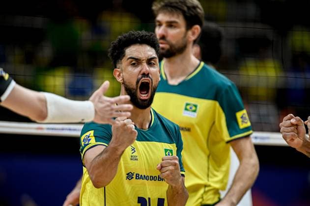 Volleyball, Nations League, Brasilien - Italien Liga das Nações Brasil X Itália RIO DE JANEIRO, RJ - 26.05.2024: LIGA DAS NAÇÕES BRASIL X ITÁLIA - Cachopa during Brazil (Photo: Pedro Teixeira Fotoarena) x2544519x  PedroxTeixeira
