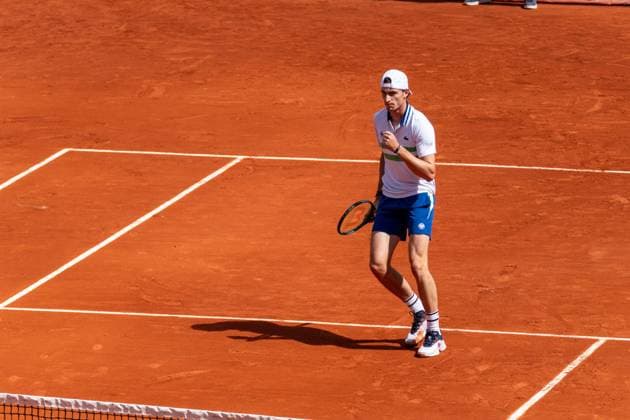 Roland Garros 2024 - Humbert - Sonego Men s singles first round Ugo Humbert of France against Lorenzo Sonego of Italy during the first day of Roland-Garros 2024, ATP, Tennis Herren and WTA, Tennis Damen Grand Slam tennis tournament on May 26, 2024 at Roland-Garros stadium in Paris, France. Photo By Alexis Jumeau ABACAPRESS.COM Paris France  Copyright: xJumeauxAlexis ABACAx