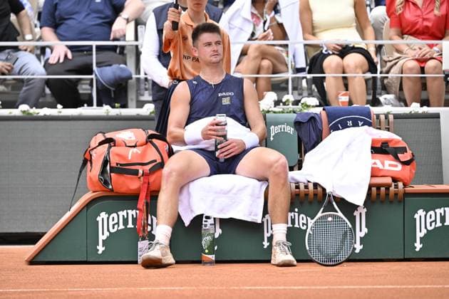 Tennis : Roland Garros 2024 - France - J.J. Wolf - Usa Tennis : Roland Garros 2024 - France - 26 05 2024 ChrysleneCaillaud Panoramic 