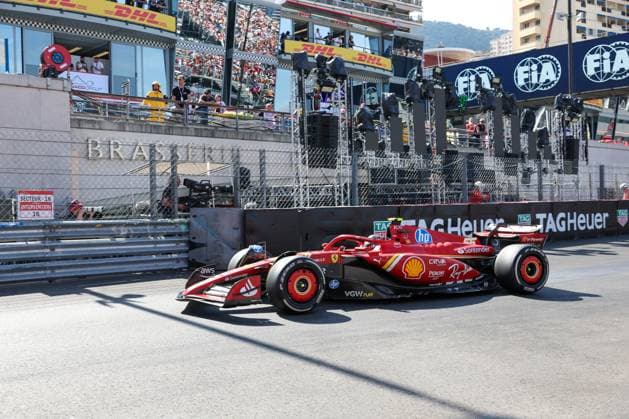 Carlos Sainz jr. (Scuderia Ferrari HP), Rennen, Grosser Preis von Monaco, Motorsport, Herren, Formel 1, 26.05.2024 Monte Carlo Monaco MCO