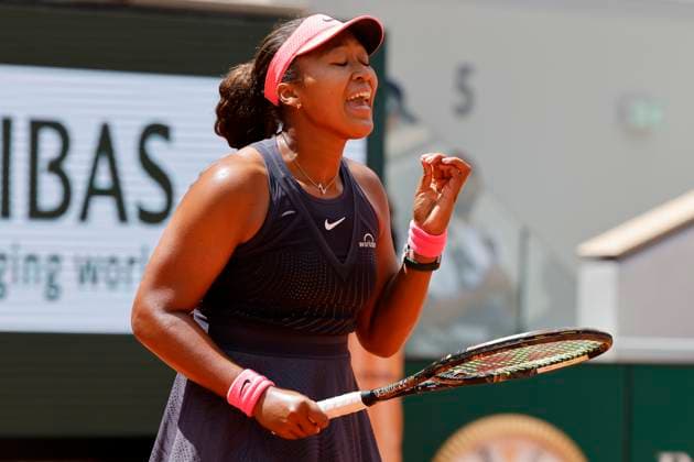 May 26, 2024, Paris, Paris, France: Naomi Osaka (JPN) react during the tennis Grand Slam of Roland Garros 2024, day 1, match between Lucia Bronzetti (ITA) and Naomi Osaka (JPN) at Roland Garros Stadium - on May 23 2024.Paris - France Paris France - ZUMAb253 20240526_zsp_b253_002 Copyright: xLoicxBaratouxx