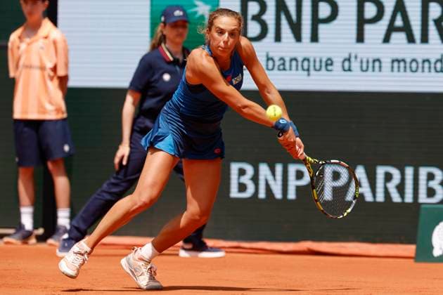 May 26, 2024, Paris, Paris, France: Lucia Bronzetti (ITA) in action during the tennis Grand Slam of Roland Garros 2024, day 1, match between Lucia Bronzetti (ITA) and Naomi Osaka (JPN) at Roland Garros Stadium - on May 23 2024.Paris - France Paris France - ZUMAb253 20240526_zsp_b253_062 Copyright: xLoicxBaratouxx
