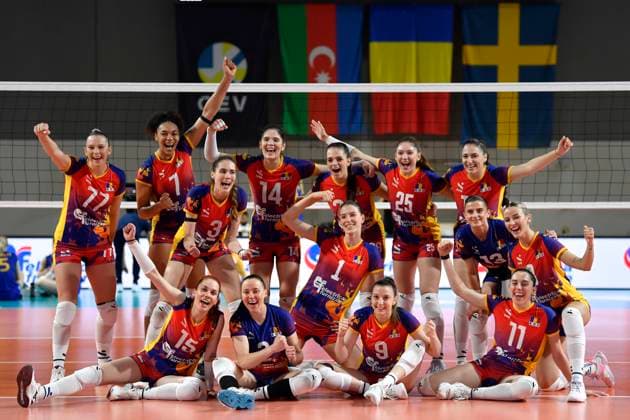Volleyball, Frauen, European Golden League, Rumänien - Schweden BLAJ - VOLEI - GOLDEN LEAGUE - 26 MAI 2024 Meciul de volei feminin contand pentru CEV European Golden League 2024 dintre Romania si Suedia, desfasurat la Blaj, 26 mai 2024. Inquam Photos Alex Nicodim Copyright: xAlexxNicodimx