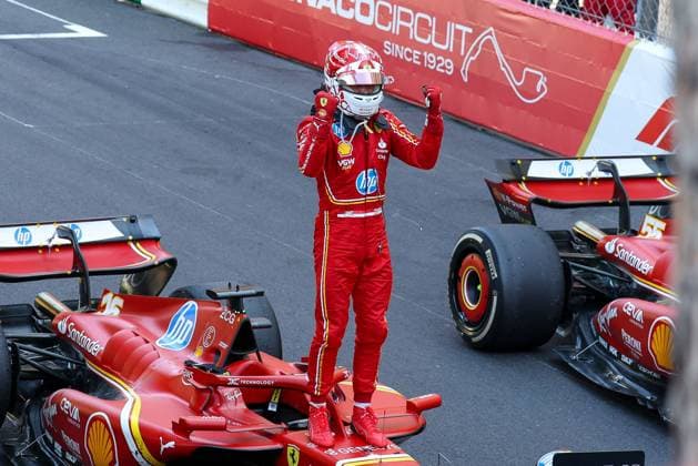 Winner des 81 GP von Monaco, Charles Leclerc (Scuderia Ferrari HP), Rennen, Grosser Preis von Monaco, Motorsport, Herren, Formel 1, 26.05.2024 Monte Carlo Monaco MCO