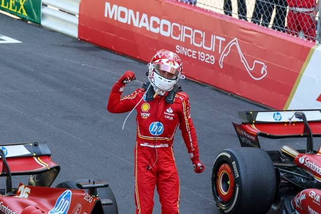 Winner des 81 GP von Monaco, Charles Leclerc (Scuderia Ferrari HP), Rennen, Grosser Preis von Monaco, Motorsport, Herren, Formel 1, 26.05.2024 Monte Carlo Monaco MCO