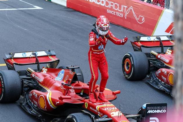 Winner des 81 GP von Monaco, Charles Leclerc (Scuderia Ferrari HP), Rennen, Grosser Preis von Monaco, Motorsport, Herren, Formel 1, 26.05.2024 Monte Carlo Monaco MCO