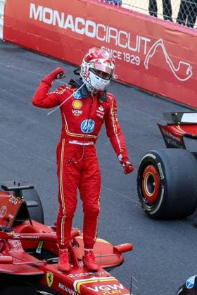 Winner des 81 GP von Monaco, Charles Leclerc (Scuderia Ferrari HP), Rennen, Grosser Preis von Monaco, Motorsport, Herren, Formel 1, 26.05.2024 Monte Carlo Monaco MCO