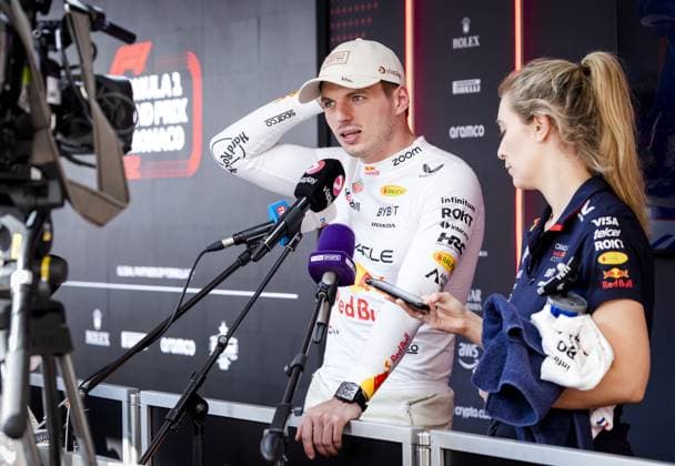 MONACO - Max Verstappen (Red Bull Racing) speaks to the press after achieving sixth place during the Monaco Grand Prix. ANP SEM VAN DER WAL xVIxANPxSportx xxANPxIVx 499656384 originalFilename: 499656384.jpg