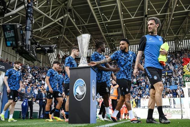 Bilder des Jahres 2024, Sport 05 Mai Sport Themen der Woche KW21 Mg Bergamo 26 95 2024 - campionato di calcio serie A Atalanta-Torino foto Matteo Gribaudi Image nella foto: coppa 