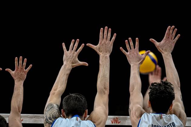 Volleyball, Nations League, Brasilien - Italien Liga das Nações Brasil X Itália RIO DE JANEIRO, RJ - 26.05.2024: LIGA DAS NAÇÕES BRASIL X ITÁLIA - Brazil (Photo: Pedro Teixeira Fotoarena) x2544908x  PedroxTeixeira