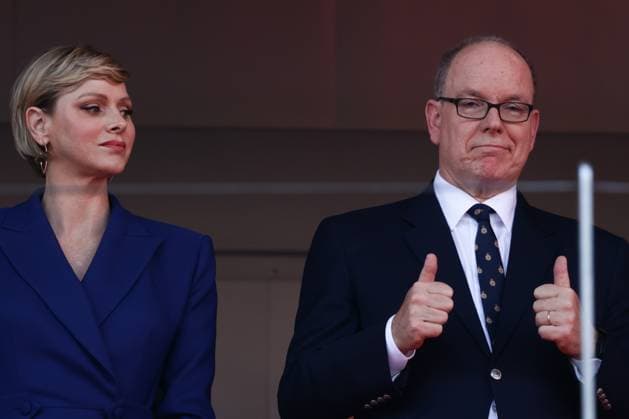 F1 Grand Prix Of Monaco 2024 Princess Charlene of Monaco and Prince Albert of Monaco after Grand Prix of Monaco at Circuit de Monaco in Monaco on May 26, 2023. Monaco Monaco  Copyright: xJakubxPorzyckix originalFilename:porzycki-f1grandp240526_npG0r.jpg