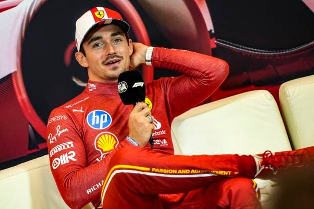 LECLERC Charles (mco), Scuderia Ferrari SF-24, portrait press conference, PK, Pressekonferenz during the Formula 1 Grand Prix de Monaco 2024, 8th round of the 2024 Formula One World Championship, WM, Weltmeisterschaft from May 23 to 26, 2024 on the Circuit de Monaco, in Monaco - F1 - MONACO GRAND PRIX 2024 DPPI Panoramic  240526_R08_MONACO_DP_DSC00408