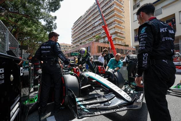 44 Lewis Hamilton (GBR, Mercedes-AMG Petronas F1 Team), F1 Grand Prix of Monaco at Circuit de Monaco on May 26, 2024 in Monte-Carlo, Monaco. (Photo by HOCH ZWEI) Monte-Carlo Monaco