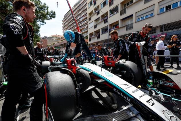 63 George Russell (GBR, Mercedes-AMG Petronas F1 Team), F1 Grand Prix of Monaco at Circuit de Monaco on May 26, 2024 in Monte-Carlo, Monaco. (Photo by HOCH ZWEI) Monte-Carlo Monaco