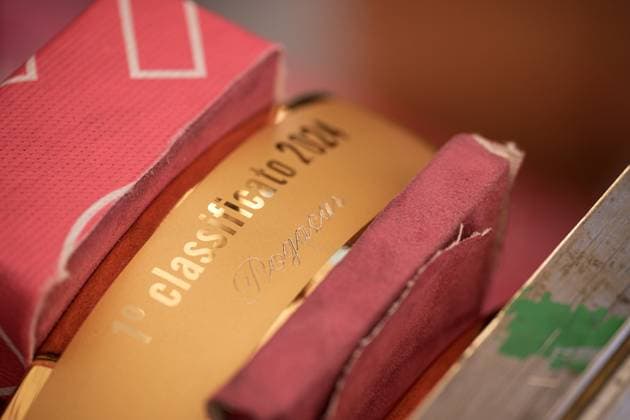 The preparation of the endless trophy with the engraving of the winner s name during the stage 21 of the of the Giro d Italia from Rome to Rome, Italy. Sunday, May 26, 2024 cycling  Copyright: xMarcoxAlpozzix xLaPressex