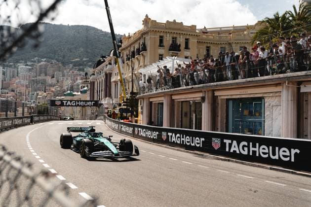 Monaco Grand Prix 2024 Picture by Thomas Maheux SWpix.com - 26 05 2024 - Formula One - Monaco Grand Prix 2024 - Monte Carlo, Monaco - Race - Lance Stroll Aston Martin Monte Carlo Monaco Monaco Copyright: x xSWpix.comx(t axPhotographyxHubxLtd)xThomasxMaheux SWpix.comx SWP-2488-0326