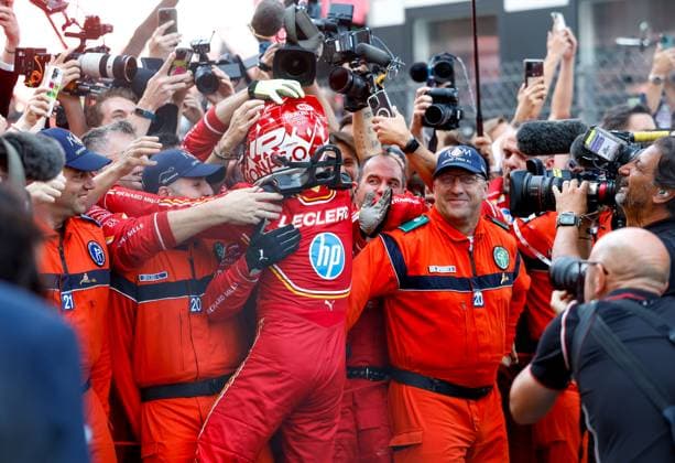 16 Charles Leclerc (MCO, Scuderia Ferrari HP), F1 Grand Prix of Monaco at Circuit de Monaco on May 26, 2024 in Monte-Carlo, Monaco. (Photo by HOCH ZWEI) Monte-Carlo Monaco
