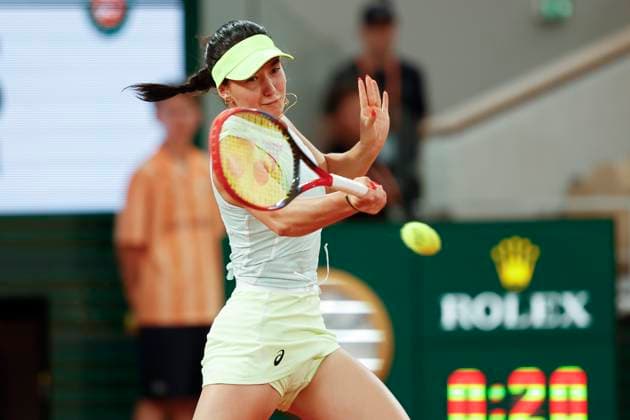 Eva Lys (GER) Tennis - French Open 2024 - Roland Garros - Paris - - France - 26 May 2024. Copyright: xJuergenxHasenkopfx