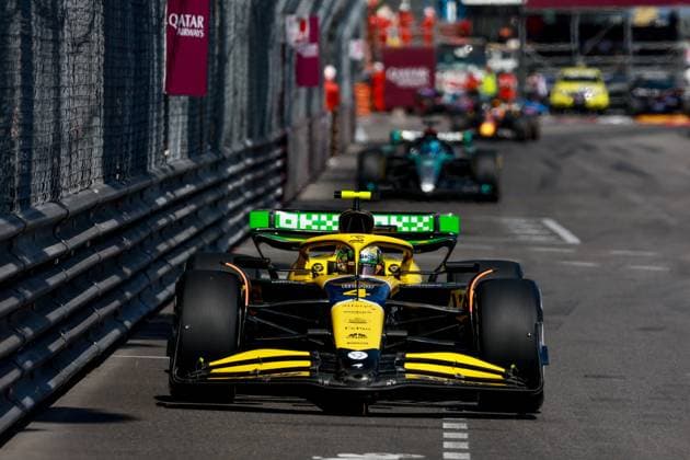 4 Lando Norris (GBR, McLaren Formula 1 Team), F1 Grand Prix of Monaco at Circuit de Monaco on May 26, 2024 in Monte-Carlo, Monaco. (Photo by HOCH ZWEI) Monte-Carlo Monaco