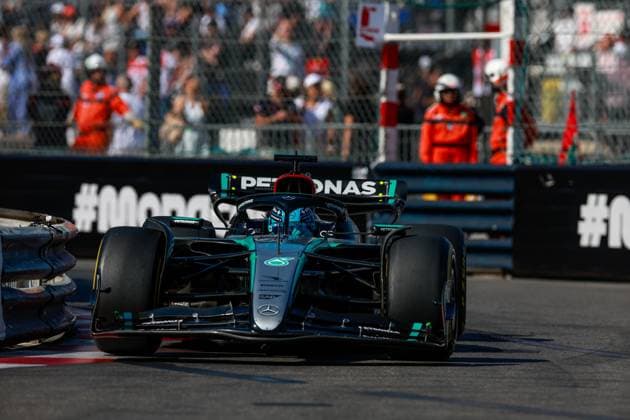63 George Russell (GBR, Mercedes-AMG Petronas F1 Team), F1 Grand Prix of Monaco at Circuit de Monaco on May 26, 2024 in Monte-Carlo, Monaco. (Photo by HOCH ZWEI) Monte-Carlo Monaco