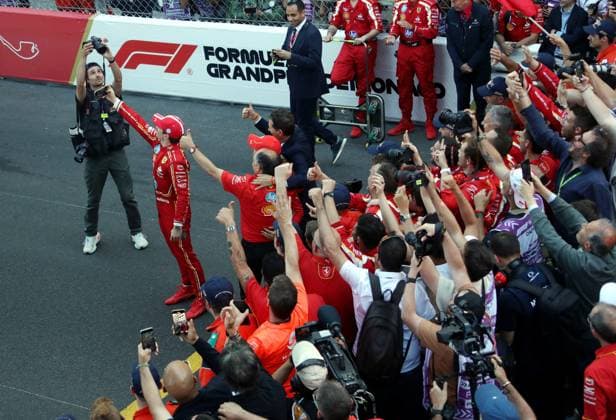 GP MONACO PORSCHE SUPERCUP PHOTOPQR NICE MATIN Jean François Ottonello ; Monaco ; 26 05 2024 ; 81e Grnd Prix de Monaco 2024 - Course Formule 1 - PODIUM - Victoire de Charles Leclerc sur Ferrari Monaco GP May 2024 Monaco France  Copyright: xPHOTOPQR NICExMATIN MAXPPPxJeanxFrançoisxOttonellox 20240526NIM1028 20240526NIM1028