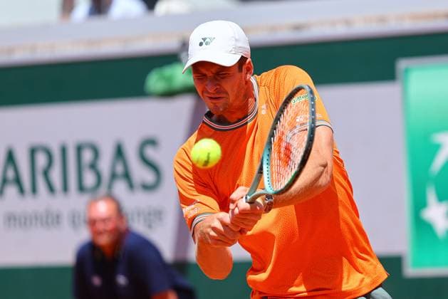2024.05.26 Paryz Tenis French Open Roland Garros 2024 Hubert Hurkacz - Shintaro Mochizuki N Z Hubert Hurkacz Foto Pawel Andrachiewicz PressFocus 2024.05.26 Paris Tennis French Open Roland Garros 2024 Hubert Hurkacz - Shintaro Mochizuki Hubert Hurkacz Photo Pawel Andrachiewicz PressFocus NEWSPIX.PL --- Newspix.pl  20240526_PF_PA088