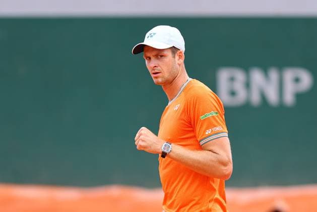 2024.05.26 Paryz Tenis French Open Roland Garros 2024 Hubert Hurkacz - Shintaro Mochizuki N Z Hubert Hurkacz Foto Pawel Andrachiewicz PressFocus 2024.05.26 Paris Tennis French Open Roland Garros 2024 Hubert Hurkacz - Shintaro Mochizuki Hubert Hurkacz Photo Pawel Andrachiewicz PressFocus NEWSPIX.PL --- Newspix.pl  20240526_PF_PA128