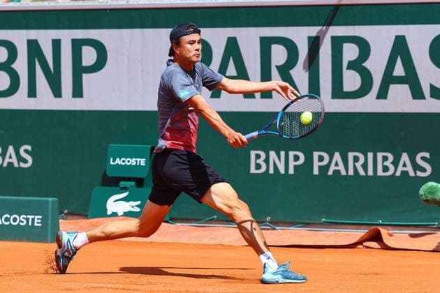2024.05.26 Paryz Tenis French Open Roland Garros 2024 Andrey Rublev - Taro Daniel N Z Taro Daniel Foto Pawel Andrachiewicz PressFocus 2024.05.26 Paris Tennis French Open Roland Garros 2024 Andrey Rublev - Taro Daniel Taro Daniel Photo Pawel Andrachiewicz PressFocus NEWSPIX.PL --- Newspix.pl  20240526_PF_PA182
