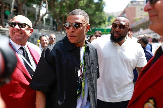 Kylian Mbappe (FRA), F1 Grand Prix of Monaco at Circuit de Monaco on May 26, 2024 in Monte-Carlo, Monaco. (Photo by HOCH ZWEI) Monte-Carlo Monaco
