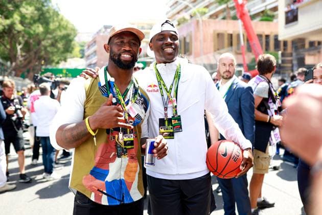 Siya Kolisi and Chris Matthews, F1 Grand Prix of Monaco at Circuit de Monaco on May 26, 2024 in Monte-Carlo, Monaco. (Photo by HOCH ZWEI) Monte-Carlo Monaco