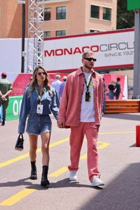 Loris Karius (deutscher Fussballspieler), Diletta Leotta (italienische Moderatorin), MCO, Monaco, Formel 1 Weltmeisterschaft, Monaco Grand Prix, 26.05.2024 MCO, Formel 1 Weltmeisterschaft, Monaco Grand Prix, 26.05.2024 Monaco Copyright: xEibner-Pressefoto AnnikaxGrafx EP_AGF