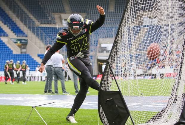 BAU 26.5.2024 Sinsheim American Football Stuttgart Surge vs. Munich Ravens, LENNY KRIEG (Stuttgart Surge)