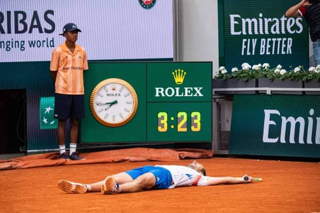 Sport Themen der Woche KW21 Sport Bilder des Tages Richard Gasquet (FRA) TENNIS : Roland Garros 2024 - Paris - 26 05 2024 BaptisteAutissier Panoramic 
