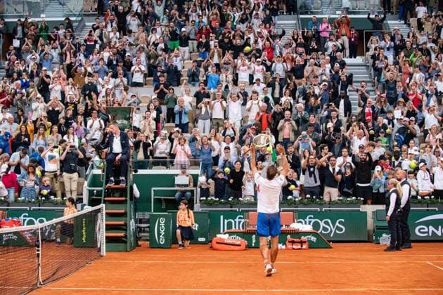 Richard Gasquet (FRA) TENNIS : Roland Garros 2024 - Paris - 26 05 2024 BaptisteAutissier Panoramic 