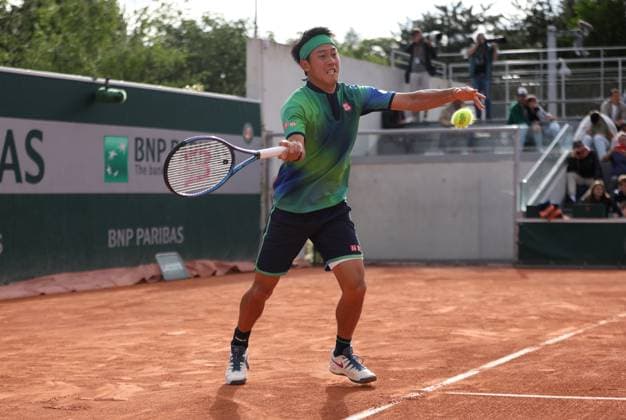 Kei Nishikori of Japan in action French Open Tennis, Day 1, Tennis, Roland Garros, Paris, France - 26 May 2024  Copyright: xEllaxLing Shutterstockx 14496648ba