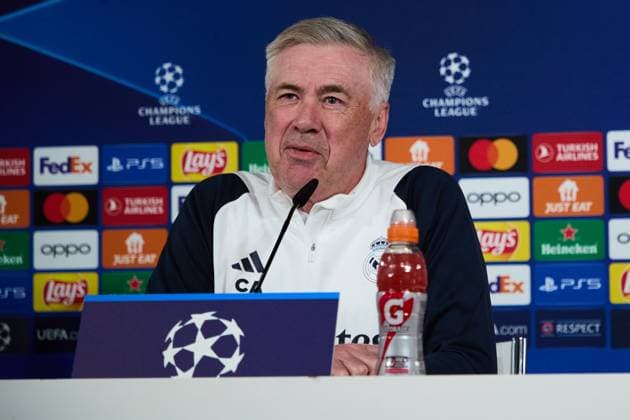 Carlo Ancelotti head coach of Real Madrid CF during the team training session at the Real Madrid Open Media Day ahead of the UEFA Champions League Final against Borussia Dortmund at Valdebebas training ground on May 27, 2024 in Madrid, Spain (Photo by: LGM Panoramic) FOOTBALL : media day - Real Madrid - 27 05 2024 LGM Panoramic 