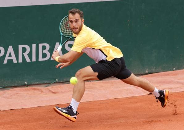 ROLAND GARROS 2024 PHOTOPQR LE PARISIEN Olivier Lejeune ; PARIS ; 27 05 2024 ; ROLAND GARROS 2024 OH O LEJEUNE 27052024 COURT 14 BEN SHELTON HUGO GASTON May 27th 2024 Roland Garros french open