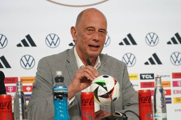 Willkommens-Pressekonferenz mit thüringischen Wirtschaftsminister Wolfgang Tiefensee - Blankenhain 27.05.2024: Trainingslager der Deutschen Nationalmannschaft zur EM-Vorbereitung, Golf Resort Weimarer Land