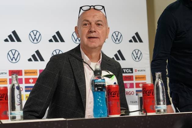 DFB-Präsident Bernd Neuendorf - Blankenhain 27.05.2024: Trainingslager der Deutschen Nationalmannschaft zur EM-Vorbereitung, Golf Resort Weimarer Land