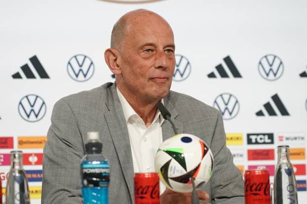 Willkommens-Pressekonferenz mit thüringischen Wirtschaftsminister Wolfgang Tiefensee - Blankenhain 27.05.2024: Trainingslager der Deutschen Nationalmannschaft zur EM-Vorbereitung, Golf Resort Weimarer Land