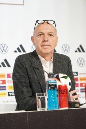 Willkommens-Pressekonferenz mit DFB-Präsident Bernd Neuendorf - Blankenhain 27.05.2024: Trainingslager der Deutschen Nationalmannschaft zur EM-Vorbereitung, Golf Resort Weimarer Land